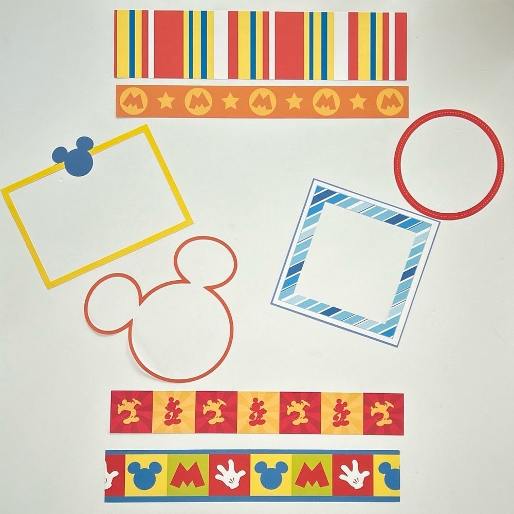 DISNEY VACATION Memories Scrapbooking Stickers Supplies Bundle - Picture 9 of 11